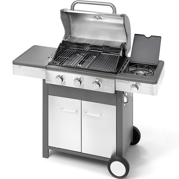 Ompagrill Barbecue a GAS a 3 Fuochi MOD. Indianapolis 4/B - OMPAGRILL