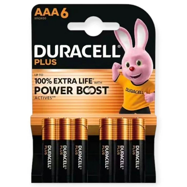 Duracell Batterie Plus Powerboost MN2400 Ministilo AAA in Blister - DURACELL - Immagine 3