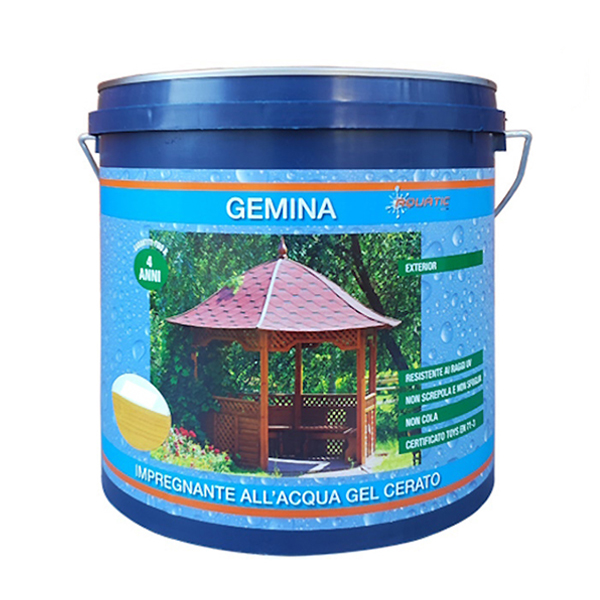 Vernites Gemina Impregnante GEL Effetto Cera Incolore LT 2,5 - VERNITES - Immagine 1