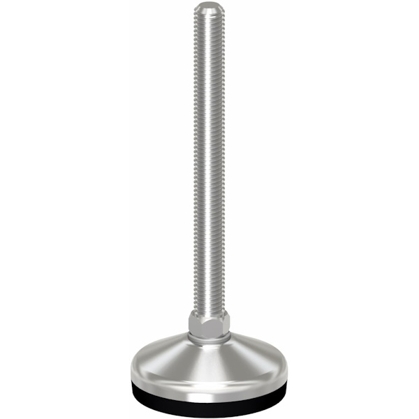 Martin Piede INOX A2 Base Vulcanizzata Snodato 10° D.MM 60 M10/M12/M14 - MARTIN - Immagine 3