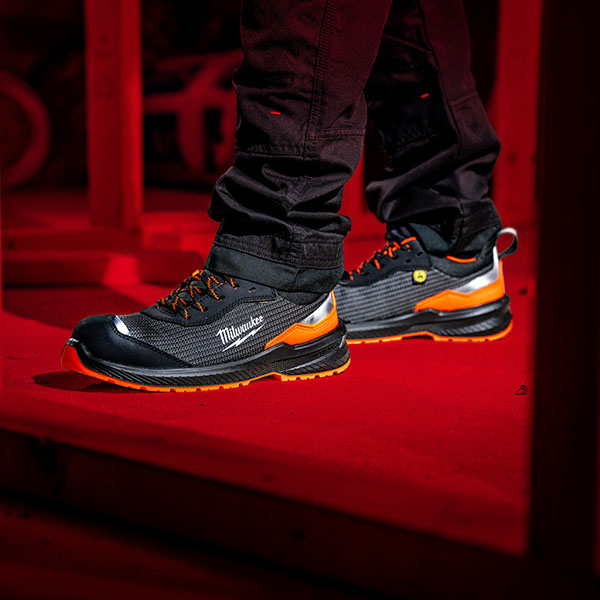 Milwaukee Scarpe Antinfortunistiche Basse MOD. FLEXTRED Hi-VIS Arancione S1PS - MILWAUKEE - Immagine 5