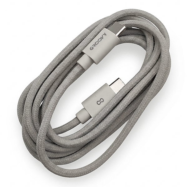 Groovy Cavo Type-C per Dispositivi con Usb-C MT1,5 Colore Grigio