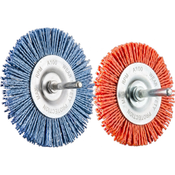 SIT Spazzola Circolare in Nylon Abrasivo con Gambo ART. B G - SIT TECNOSPAZZOLE