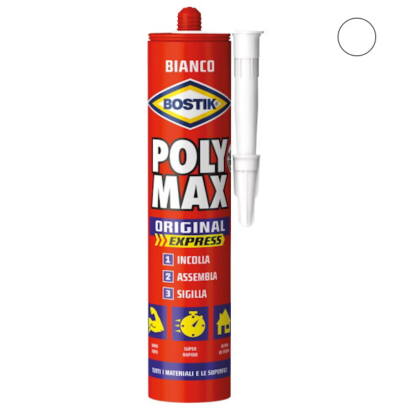 UHU Bostik Poly MAX Original EXPRESS Bianco Cartuccia GR425 - UHU BOSTIK - Immagine 1