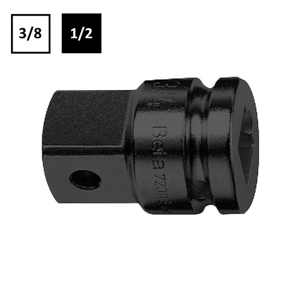 Beta 710/16 Raccordo Macchina Quadro Femmina 3/8" e Maschio 1/2" - BETA UTENSILI