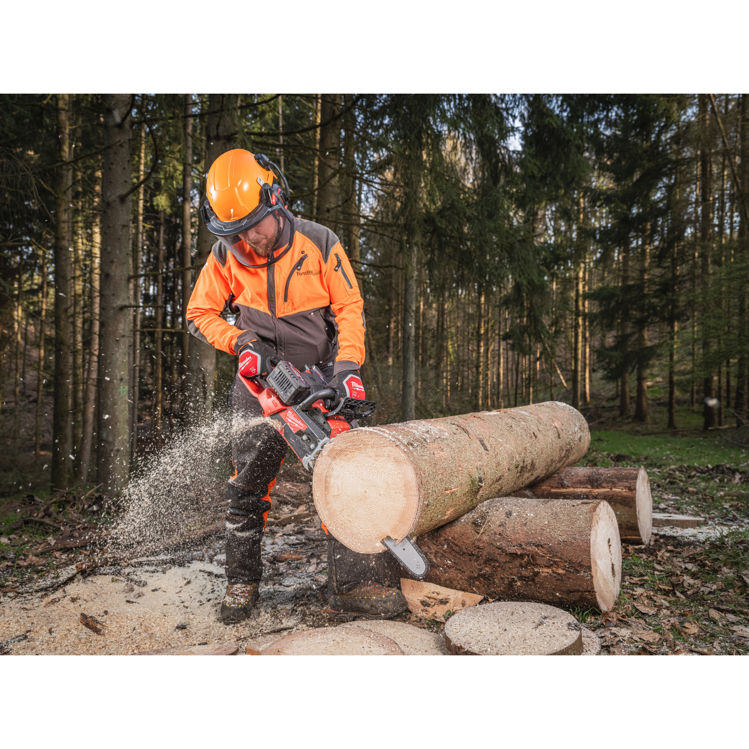 Milwaukee Guanti per Motosega MOD. Chain SAW Gloves TG 8 (M) - MILWAUKEE - Immagine 3