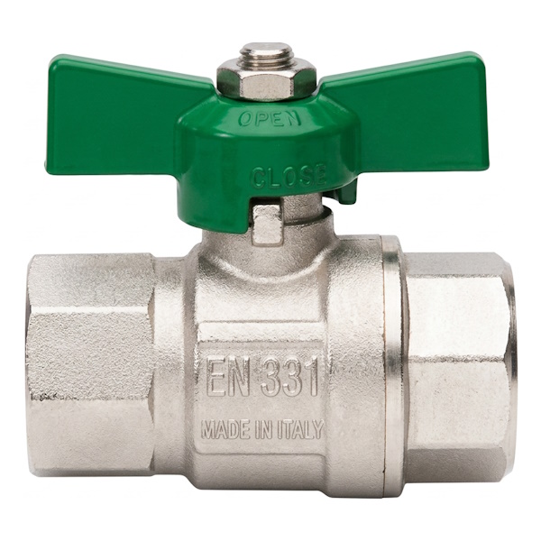 GT Comis ART. 386 Valvola Ecologica a Sfera per Acqua Potabile in Ottone Farfalla F/F - G.T. COMIS