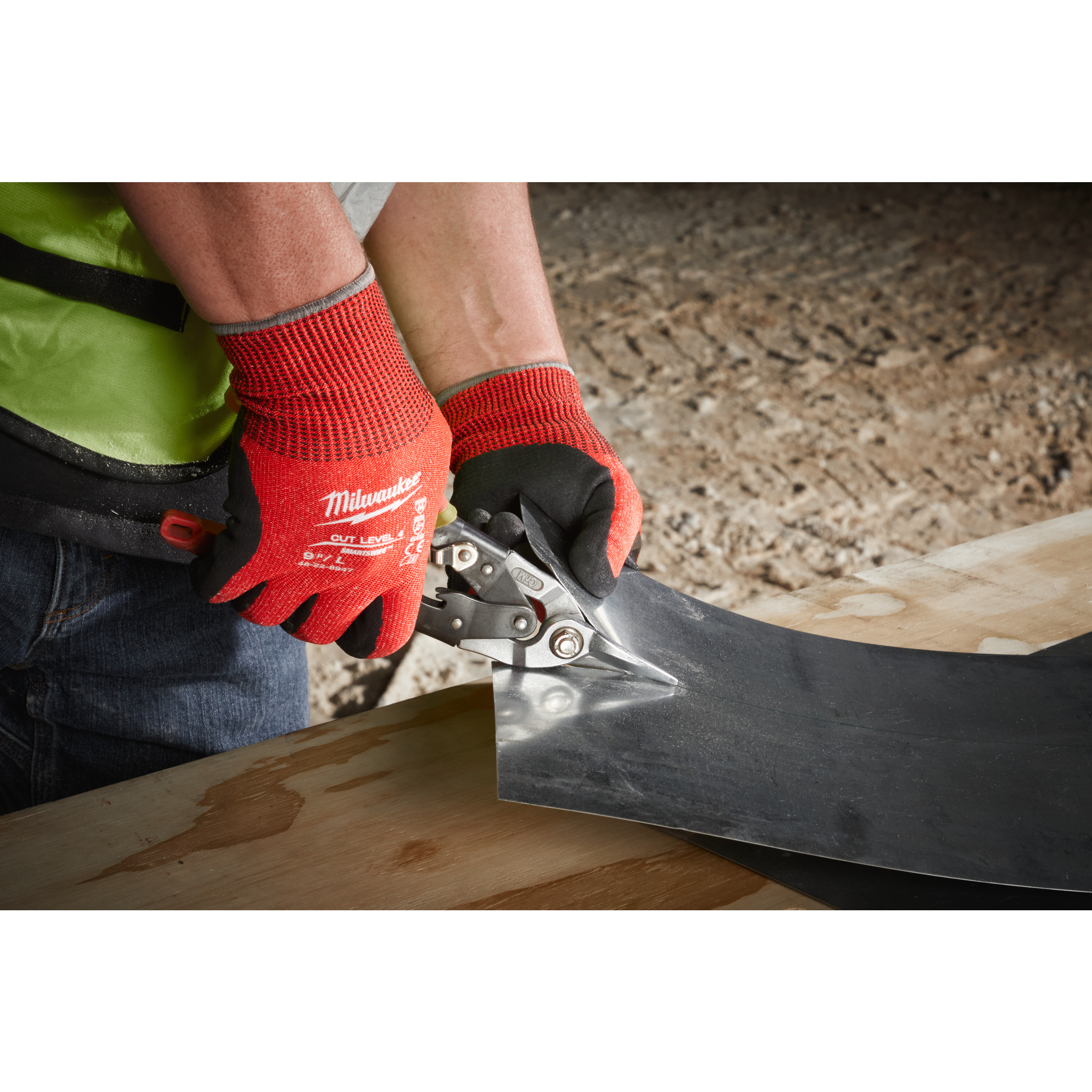 Milwaukee Guanti MOD. CUT D Gloves Colore ROSSO/NERO TG 8 (M) - MILWAUKEE - Immagine 3