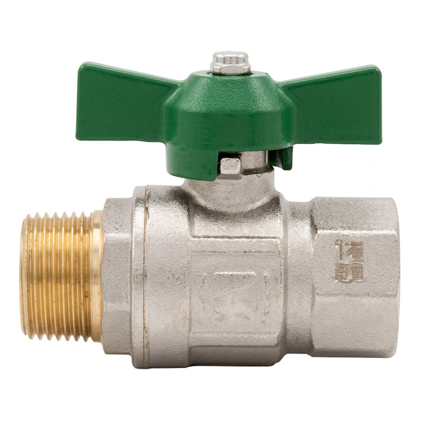 GT Comis ART. 388 Valvola Ecologica a Sfera per Acqua Potabile in Ottone Farfalla M/F