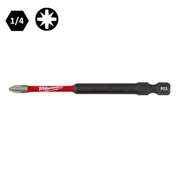 Milwaukee Inserti Bits per Viti a Croce Pozidriv Impronta PZ da MM90 - MILWAUKEE - Immagine 2