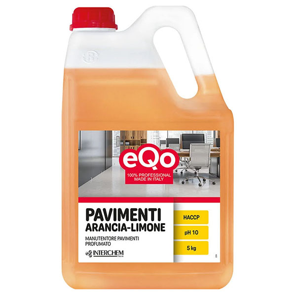 Interchem EQO Detergente Pavimenti Arancia-LIMONE KG5