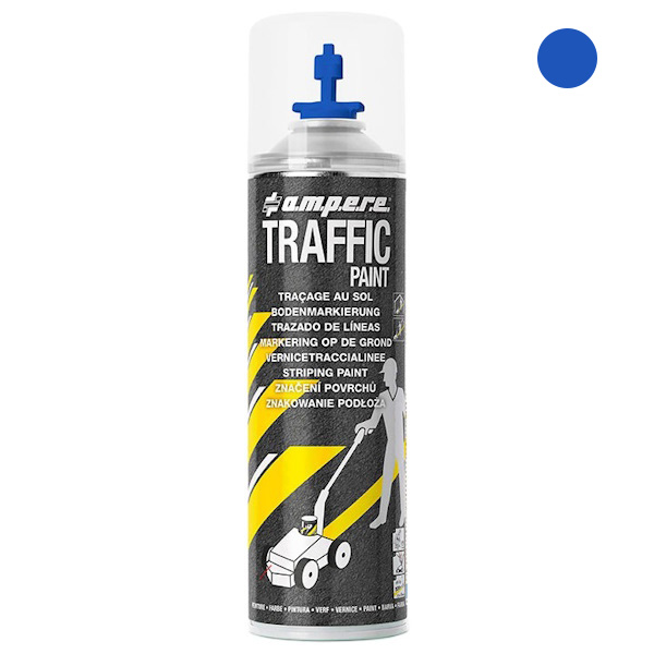 Ampere Vernice Traccialinee Traffic Paint BLU ML500 - AMPERE - Immagine 1