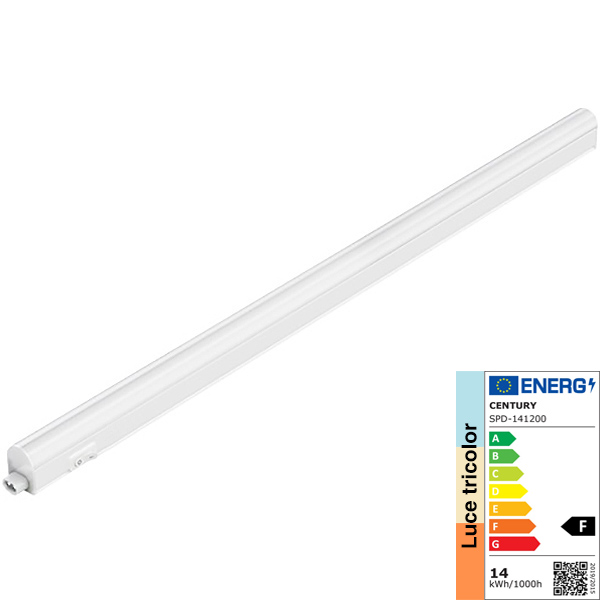 Century Plafoniera LED Lineare MOD. Speedy 14W Tricolor 230V - CENTURY ITALIA - Immagine 1