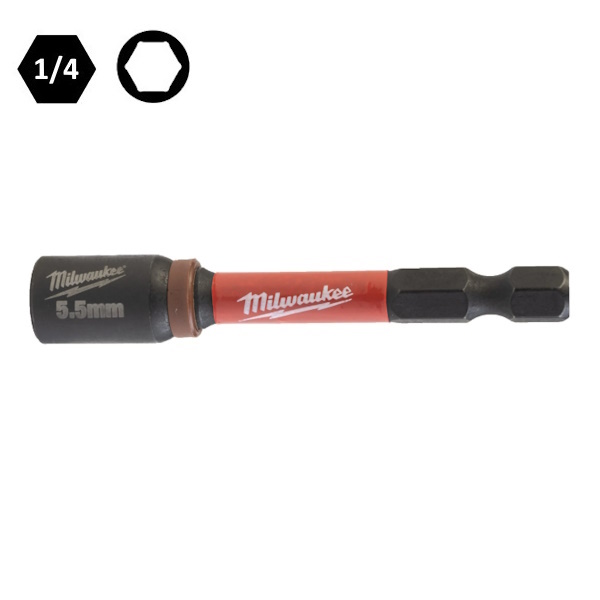 Milwaukee Bussola Esagonale Magnetica MM13,0X65 con Attacco da 1/4"* - MILWAUKEE - Immagine 3