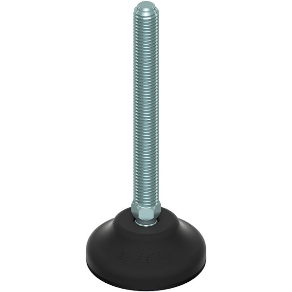 Martin Piede Zincato Base Plastica Snodato 30° D.MM 65 M16 - MARTIN