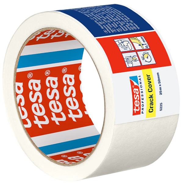 Tesa Nastro Copri Crepe MM50X25MT Bianco - TESA