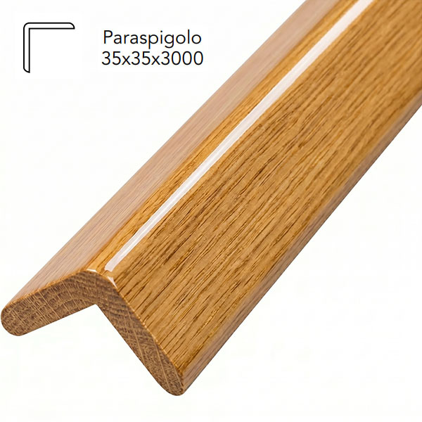 Pircher Paraspigolo Legno Massello Lucidato Rovere - PIRCHER OBERLAND - Immagine 4