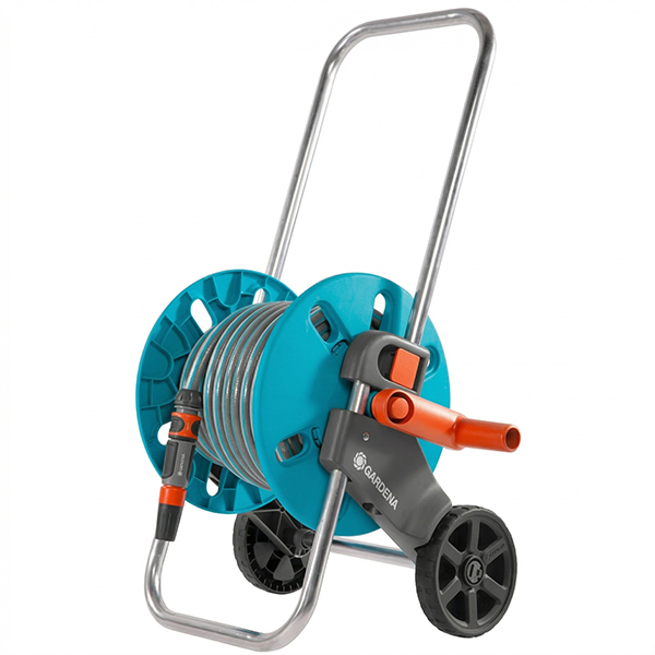 Gardena 18502 SET Carrello Avvolgitubo Cleverroll S con Tubo da MT25