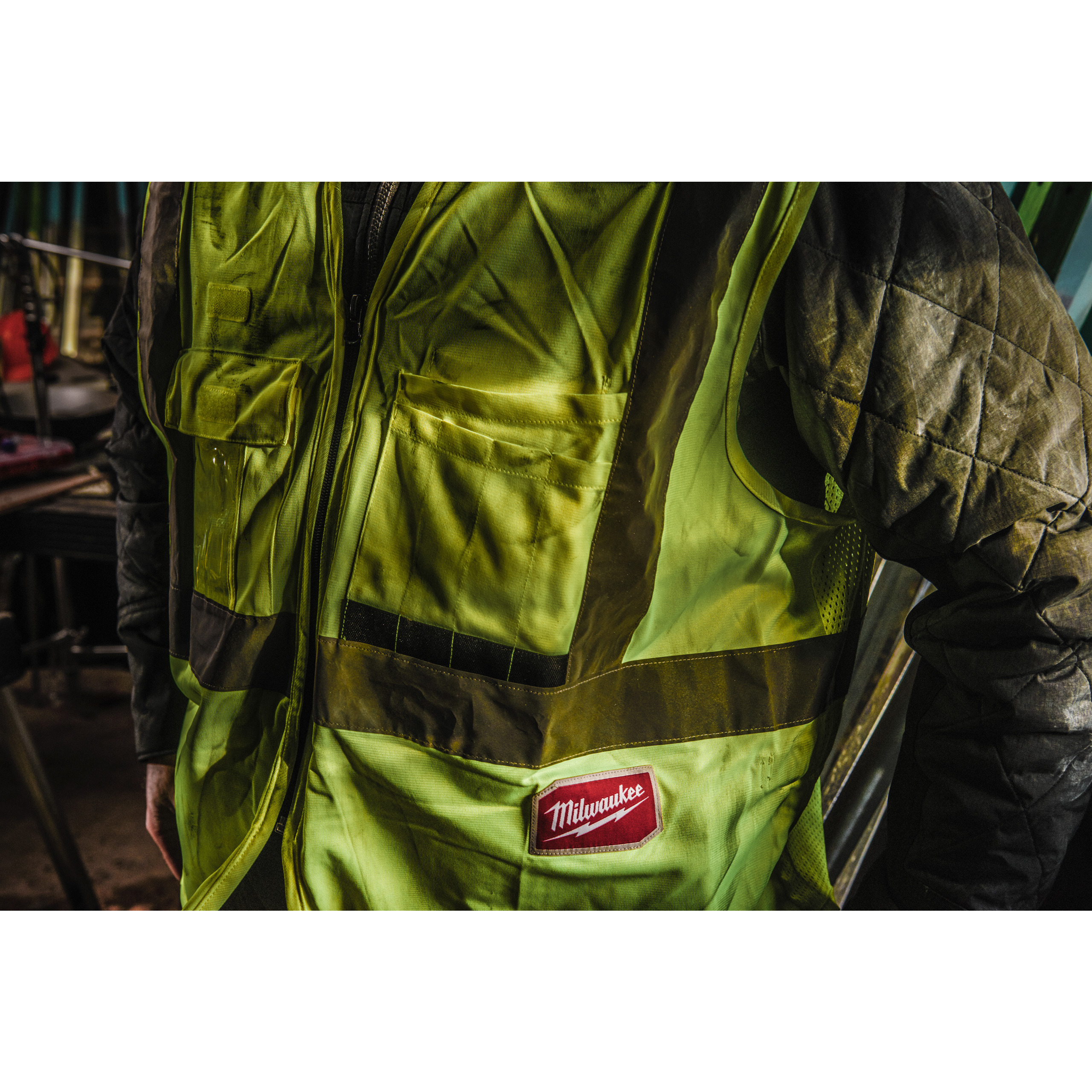 Milwaukee Gilet Alta visibilita' Colore Giallo TG. 2XL/3XL - MILWAUKEE - Immagine 2