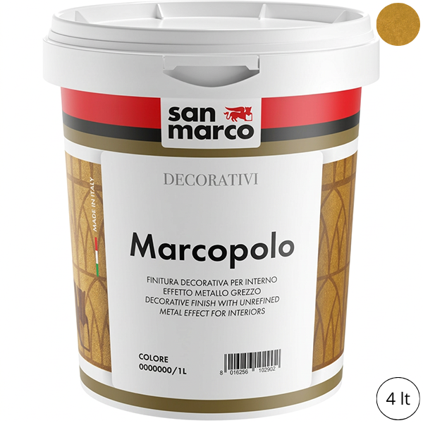 SAN Marco Marcopolo ORO LT4 Finitura Decorativa Effetto Metallo - SAN MARCO - Immagine 1