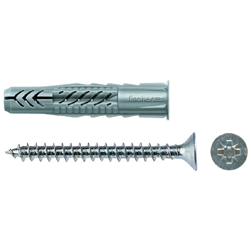 Fischer Tassello UX-RS in Nylon con Collare e Vite Testa Svasata Piana (TSP) - FISCHER - Immagine 5