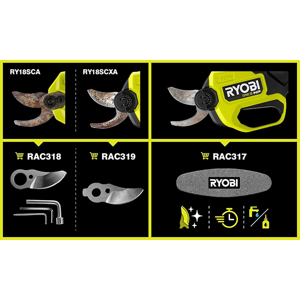 Ryobi Lama di Ricambio per Forbici da Potatura MOD. RAC319 - RYOBI - Immagine 2