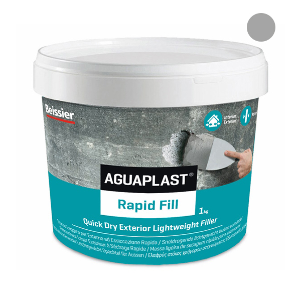 Aguaplast Rapid Fill Stucco in Pasta Grigio Chiaro KG 1 - AGUAPLAST