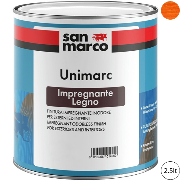 SAN Marco Unimarc Impregnante Legno Ciliegio LT 2,5 - SAN MARCO - Immagine 1