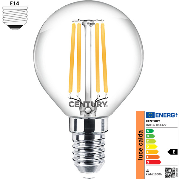 Century Lampadina LED Incanto Mini Globo 230V E14 IP20 - CENTURY ITALIA - Immagine 4