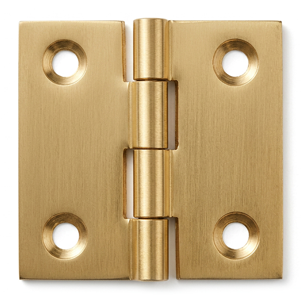 Metal Style Cerniera Fresata Piana Finitura Ottone CONF.DA PZ2 - METAL STYLE