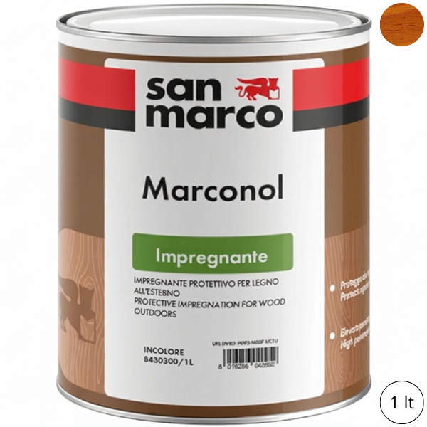 SAN Marco Marconol Impregnante Mogano LT 1 - SAN MARCO - Immagine 1