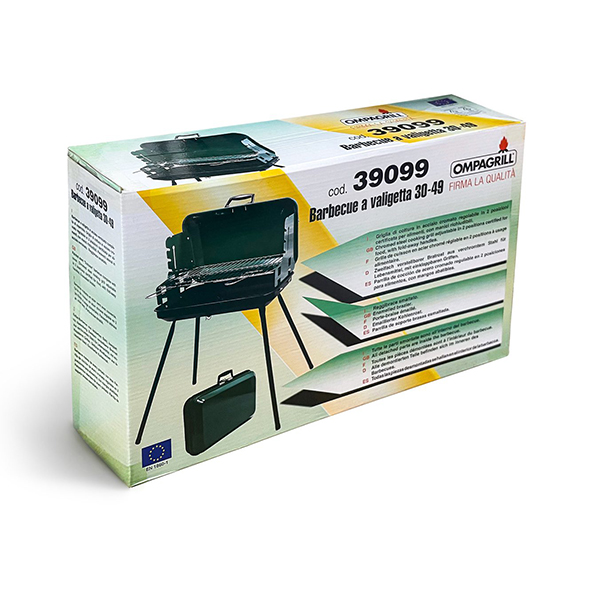 Ompagrill Barbecue a Carbonella a Valigetta 30-49 - OMPAGRILL - Immagine 4