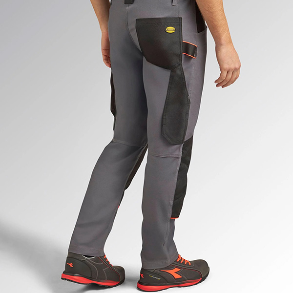Diadora Pantalone da Lavoro Pant Stretch Performance 2.0 Grigio - DIADORA UTILITY - Immagine 5