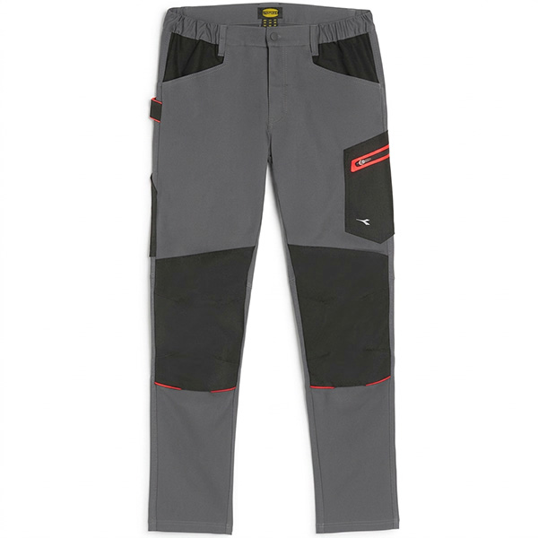 Diadora Pantalone da Lavoro Pant Stretch Performance 2.0 Grigio - DIADORA UTILITY