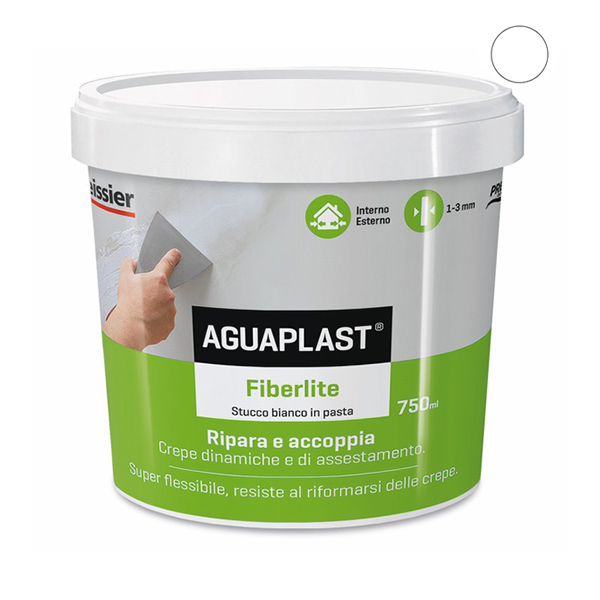 Aguaplast Fiberlite Stucco in Pasta Bianco ML 750 - AGUAPLAST