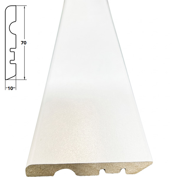 Pircher Battiscopa in MDF Colore Bianco - PIRCHER OBERLAND - Immagine 4