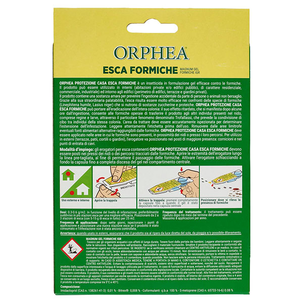 Orphea Esca per Formiche GEL in Confezione da PZ.2 - ORPHEA - Immagine 2