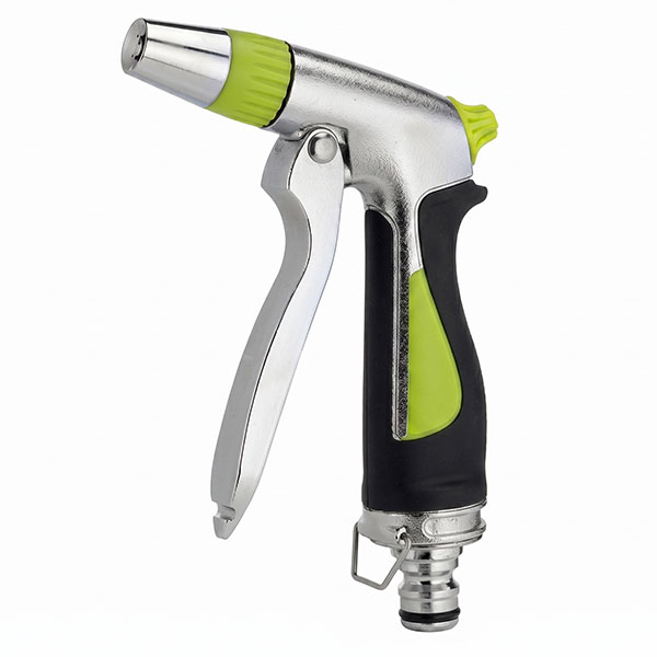 Aquajet Pistola con Regolazione del Getto in Metallo Cromato - AQUAJET
