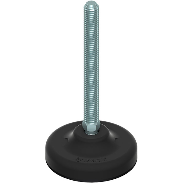 Martin Piede Zincato Base Plastica Snodato 30° D.MM 85 M16 - MARTIN