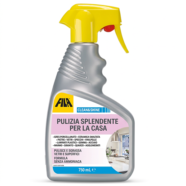 Fila Clean&SHINE Detergente per Tutte le Superfici Spray ML750 - FILA