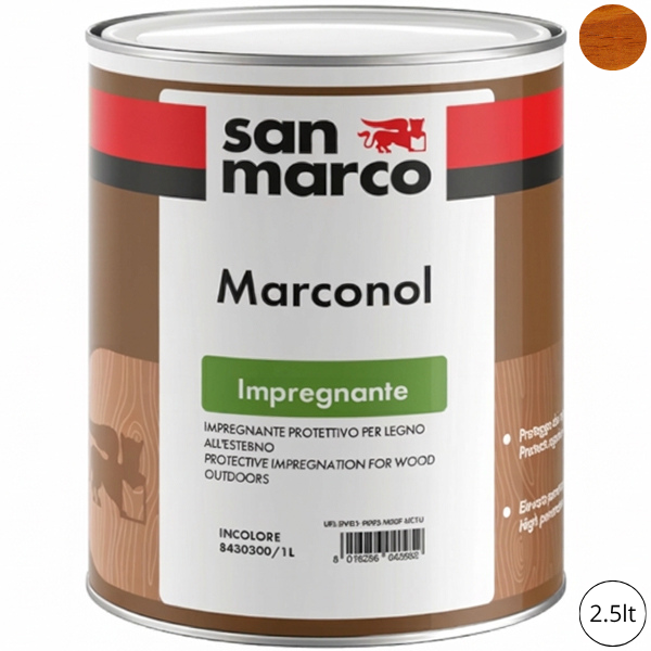 SAN Marco Marconol Impregnante Mogano LT 2,5 - SAN MARCO - Immagine 1