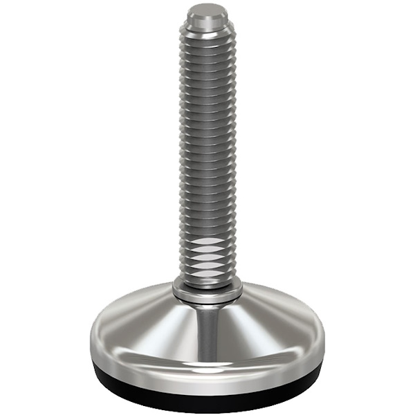 Martin Piede INOX A2 Base Vulcanizzata Snodato 10° D.MM 40 - MARTIN - Immagine 3