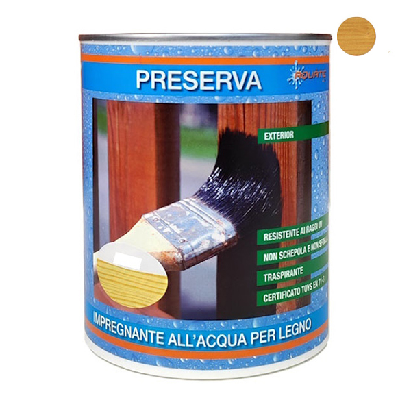 Vernites Preserva Impregnante all'Acqua Larice Chiaro LT 0,75 - VERNITES - Immagine 1
