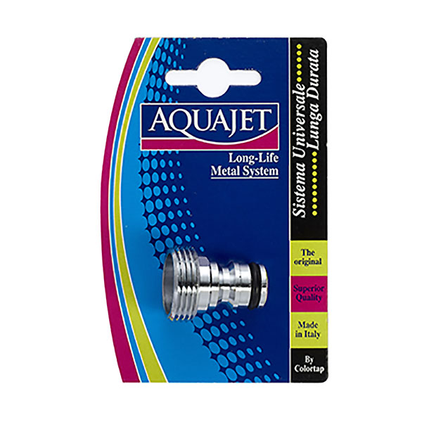 Aquajet Presa Rubinetto Cromata Maschio - AQUAJET - Immagine 2