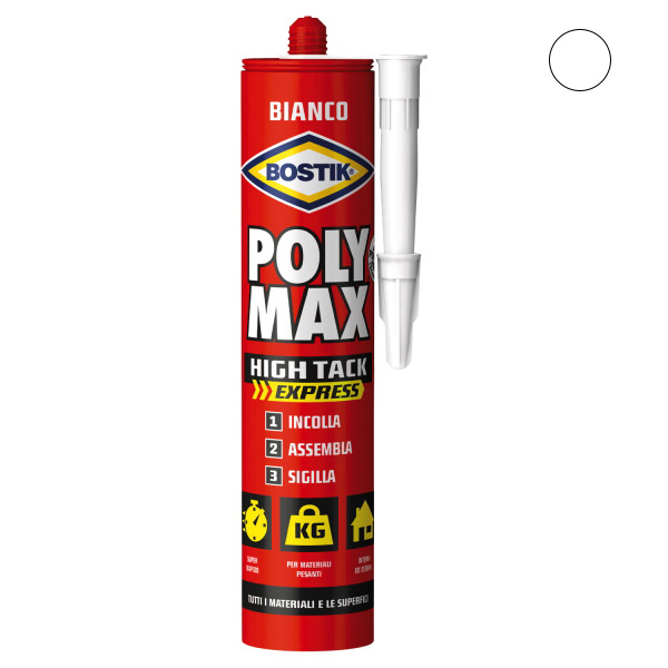 UHU Bostik Poly MAX High Tack EXPRESS Bianco Sigillante/ADESIVO