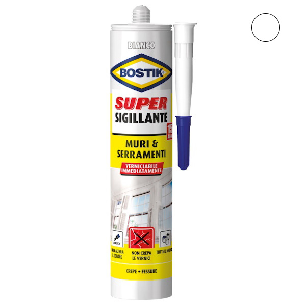UHU Bostik Super Sigillante Pittori Bianco Cartuccia ML300 - UHU BOSTIK