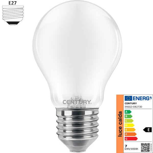 Century Lampadina LED Incanto Saten Goccia 230V E27 IP20 - CENTURY ITALIA - Immagine 4