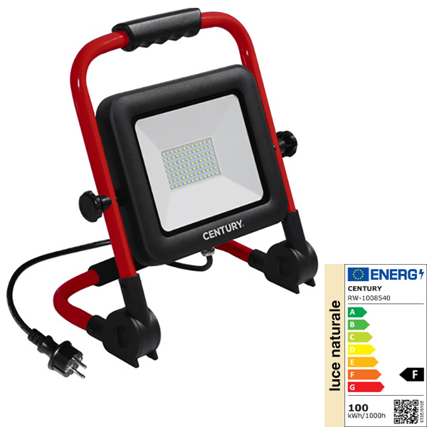 Century Proiettore LED Rework Portatile 230V IP65 - CENTURY ITALIA - Immagine 2