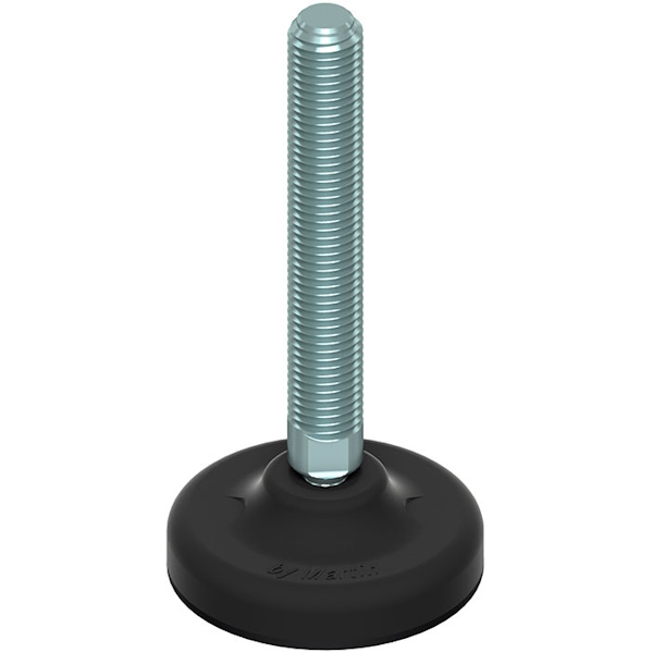 Martin Piede Zincato Base Plastica Snodato 30° D.MM 85 M20 - MARTIN