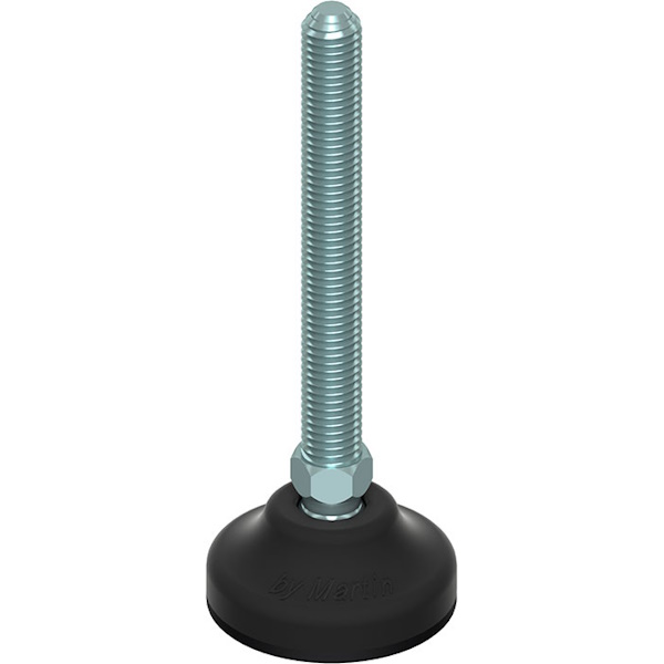 Martin Piede Zincato Base Plastica Snodato 30° D.MM 50 - MARTIN
